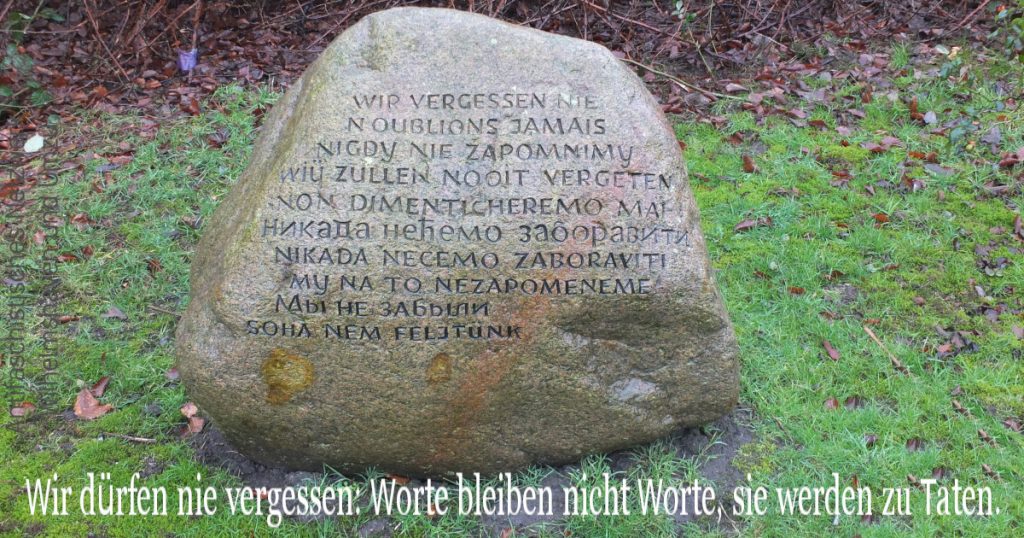 Gedenksteinam KZ-Außenlager in Wilhelmshaven